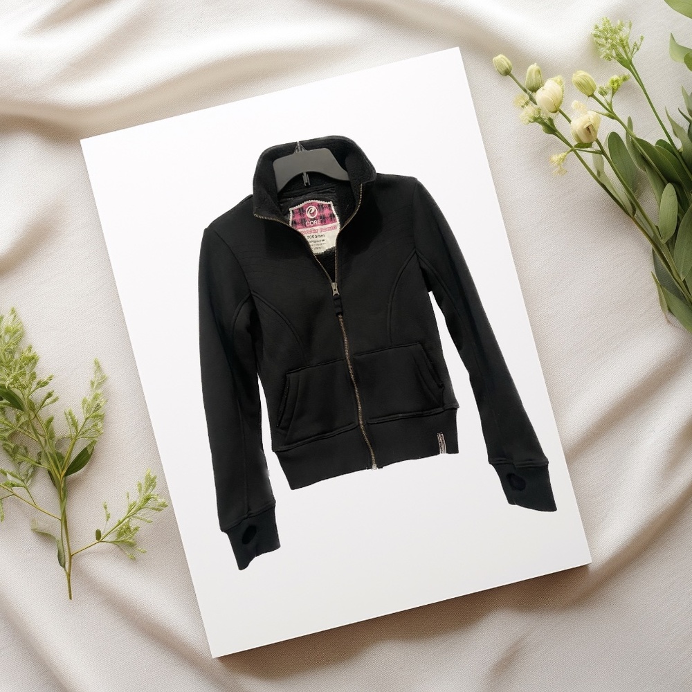 Core Powder Room 5000mm Black Snow Jacket